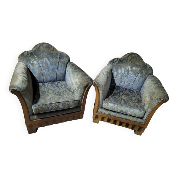 Paire de fauteuils Art Déco