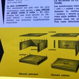 Vintage Oscar bookcase 60s