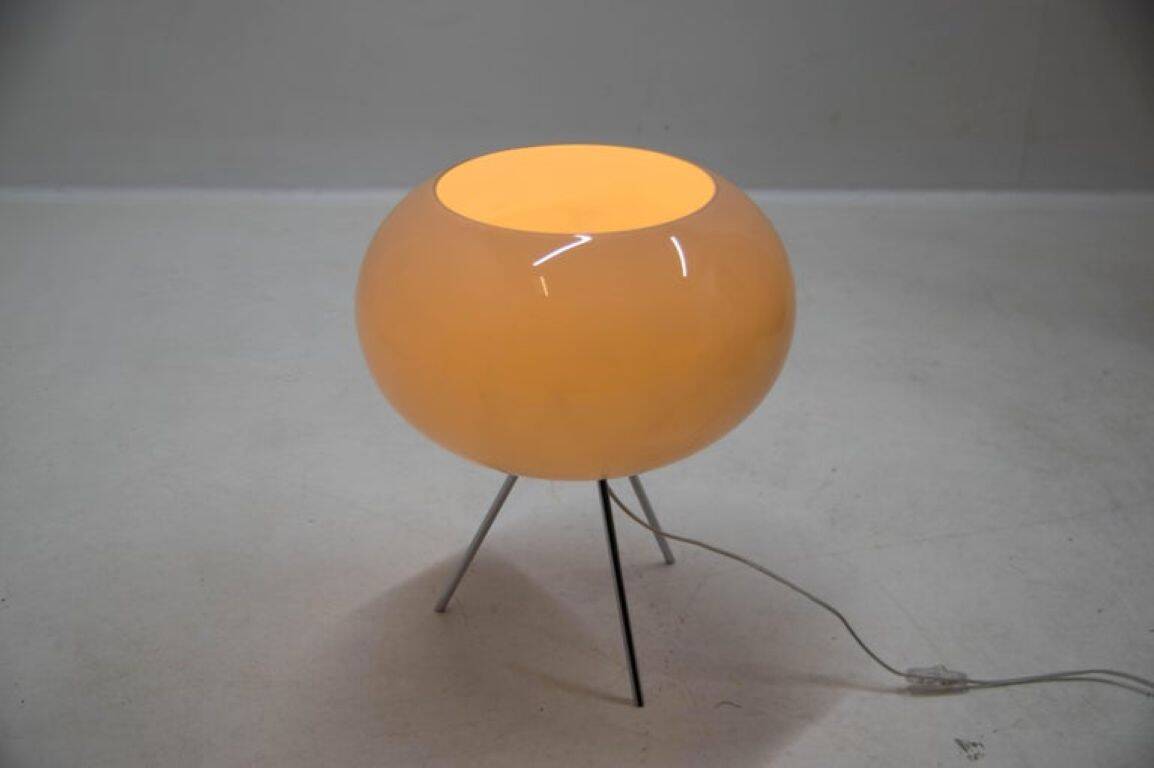 Modern Italian Glass and Steel Floor Lamp by Fontana Arte, 2010s