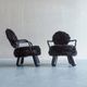 Pair of limited edition lounge chairs by Olivier De Schrijver for Ode’s Design