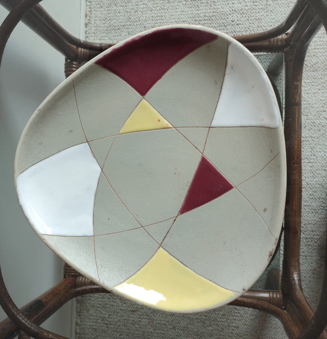 Centerpiece or dish, 50s Ceramics