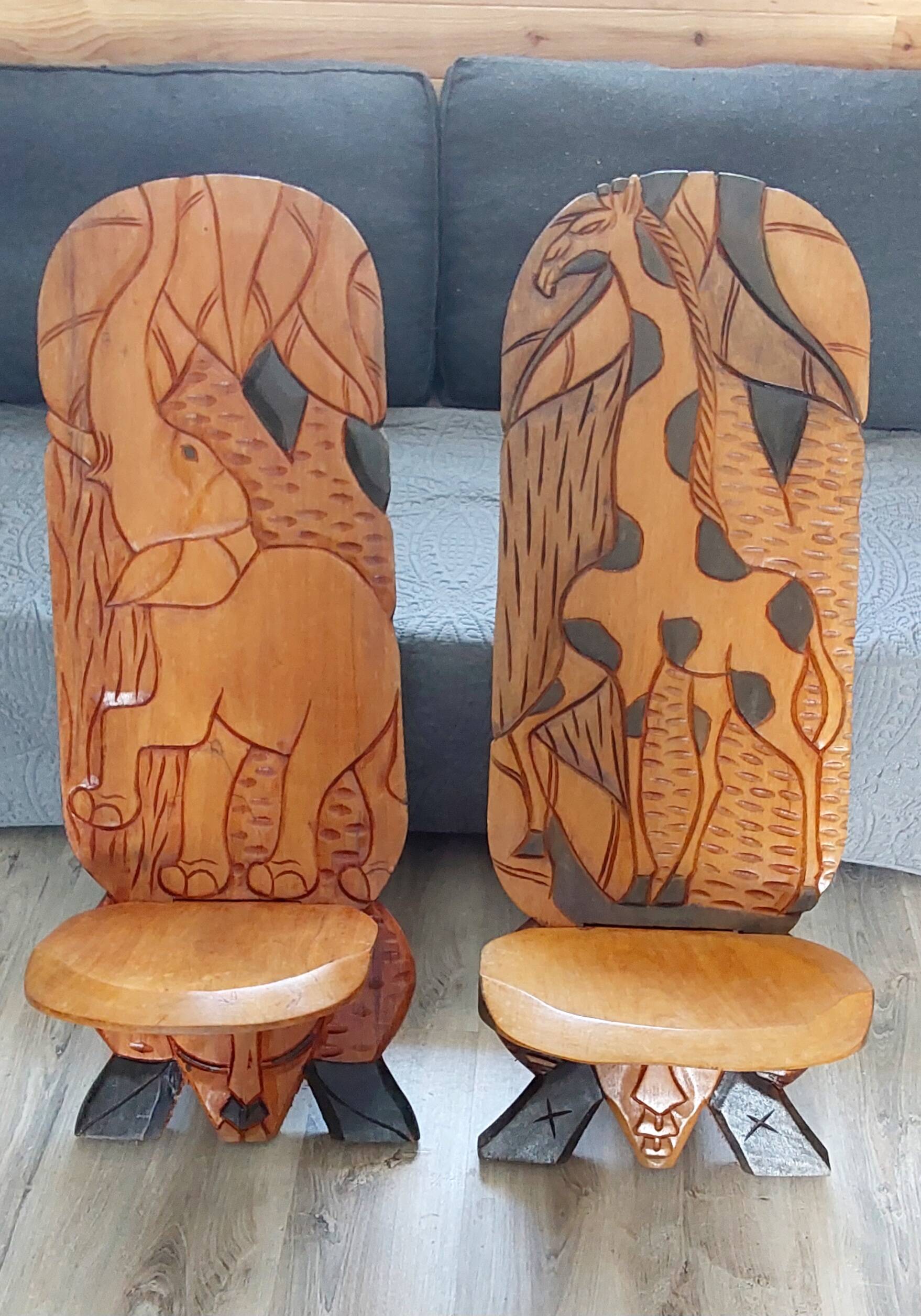 African chairs
