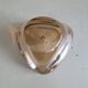 Vintage amber tinted glass ashtray