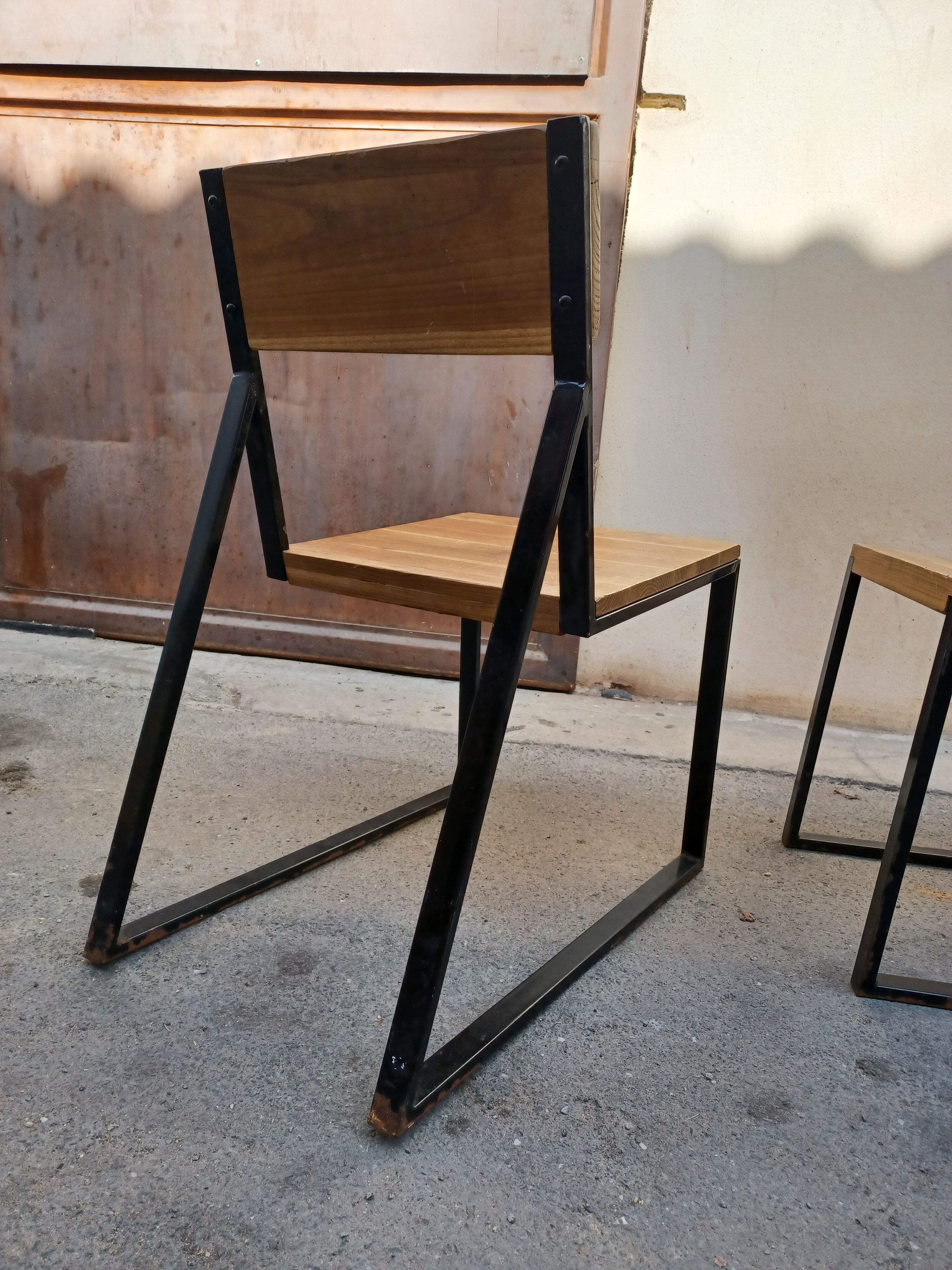 Pair of chairs industrial