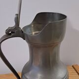 Large real pewter pitcher