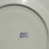 Set of 7 different iron earth plates