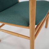 Beech armchair, Danish design, 1970s, designer: Erik Ole Jørgensen, manufacture: Tarm Stole & Møbelf