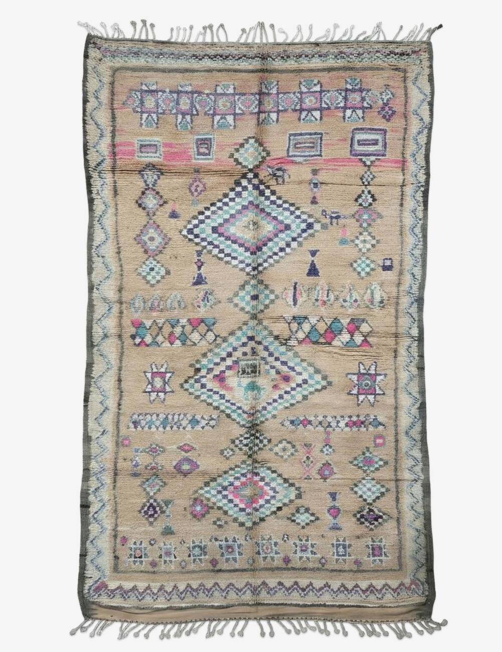 Vintage Berber Carpet Boujad - 320 x 184 cm