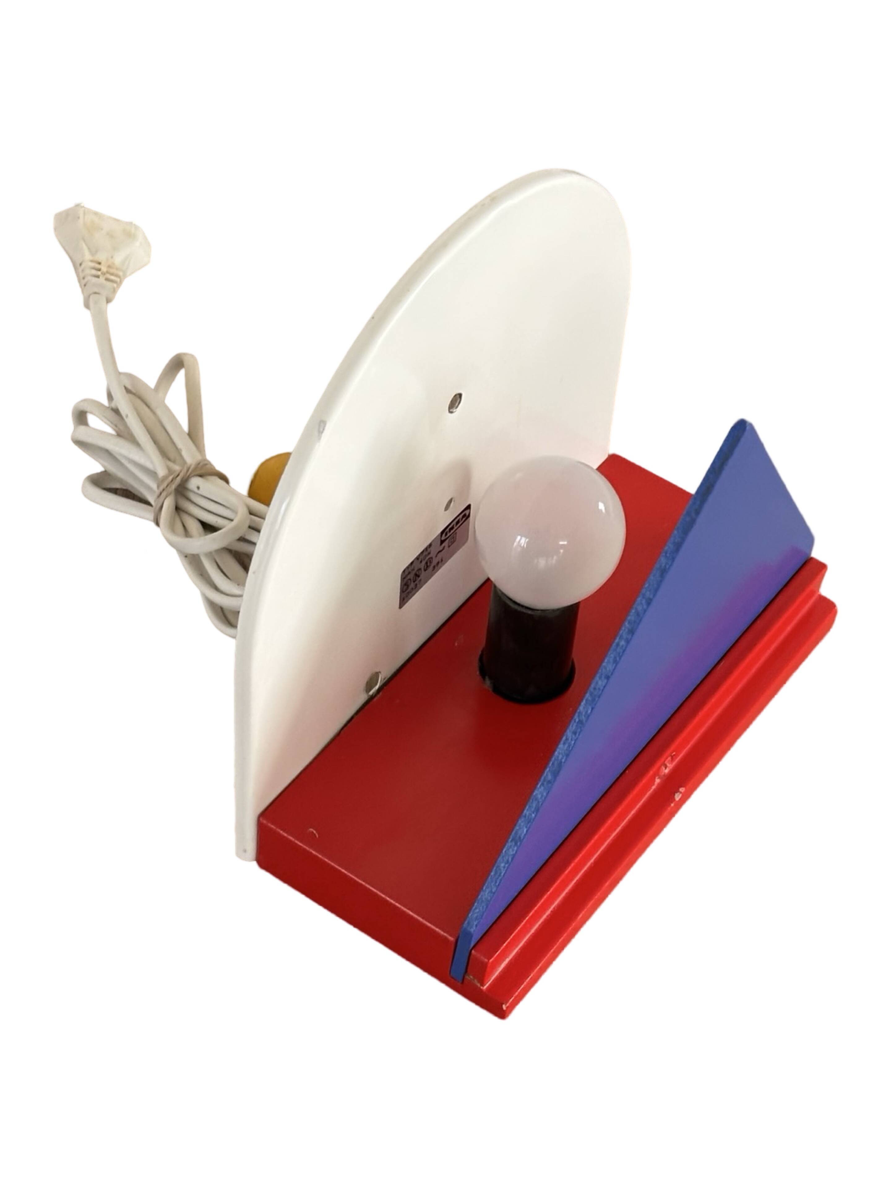 Vintage Ikea Wall Lamp Memphis Style, 1980S