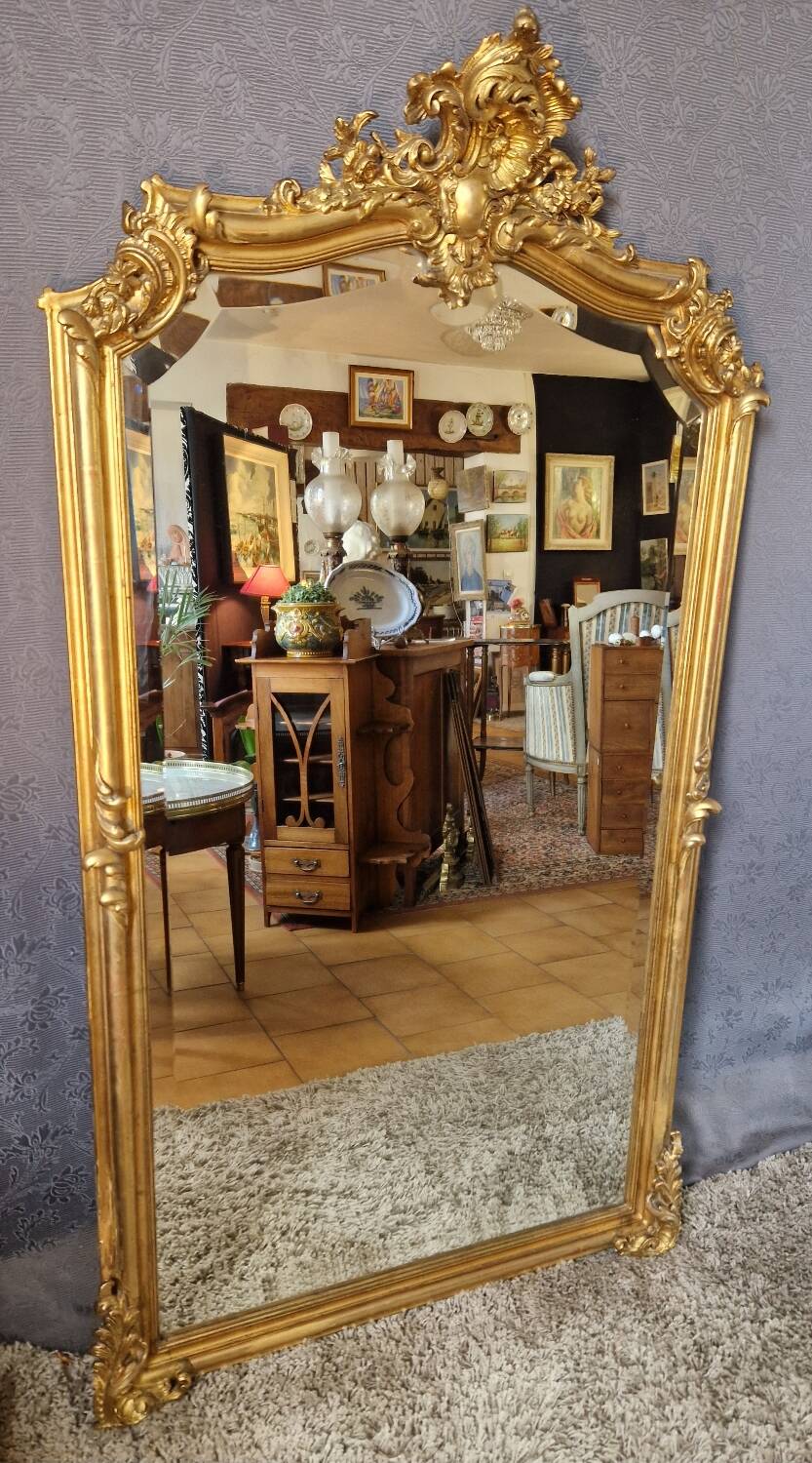 Golden Louis XV mirror