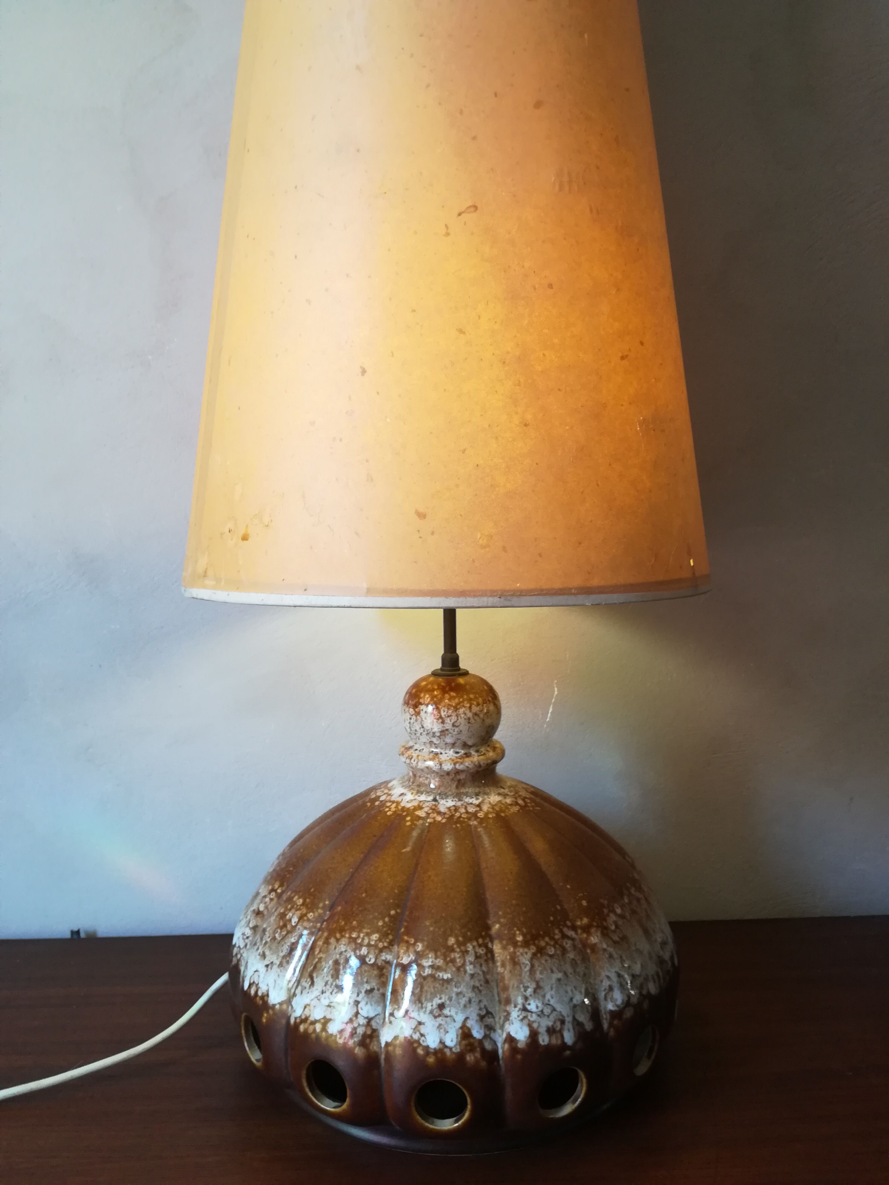 Ceramic floor lamp