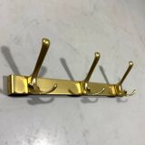 Gold coloured aluminium wall coat racks 1960’s