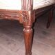 Pair of wingback armchairs in Louis XVI style