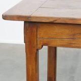 Table à manger française ancienne à 3 tiroirs de la fin du XVIIIe siècle