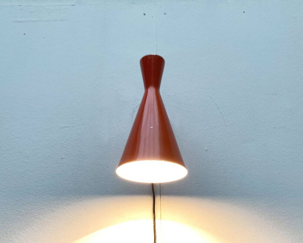 Mid-Century Diabolo Wall Lamps, 1960s, Set of 2