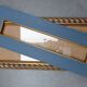 Frame wood worked twisted molding