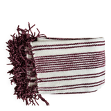 Bohemian ethnic fringed plaid