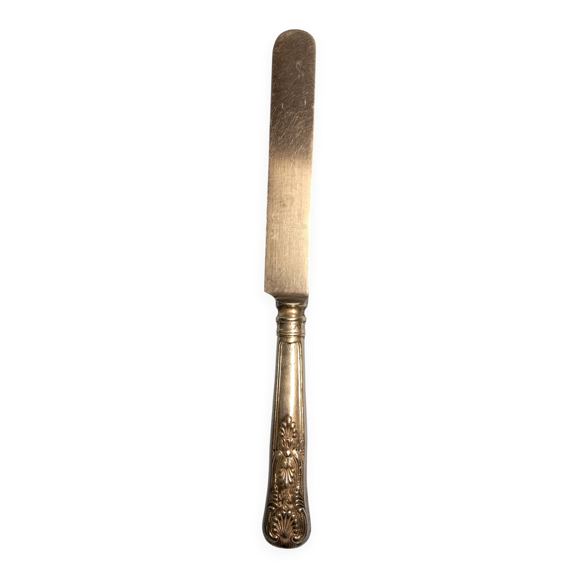 Vintage U.S. Navy Table Knife – Kings Pattern Design – International Silver