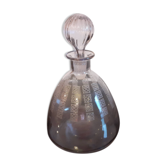 Old glass carafe / 1 liter