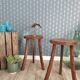 Pair of tripod stools