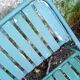 Folding garden bench
