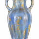 Rare French Art Deco vase in glazed stoneware from Pierrefonds, with glaze.