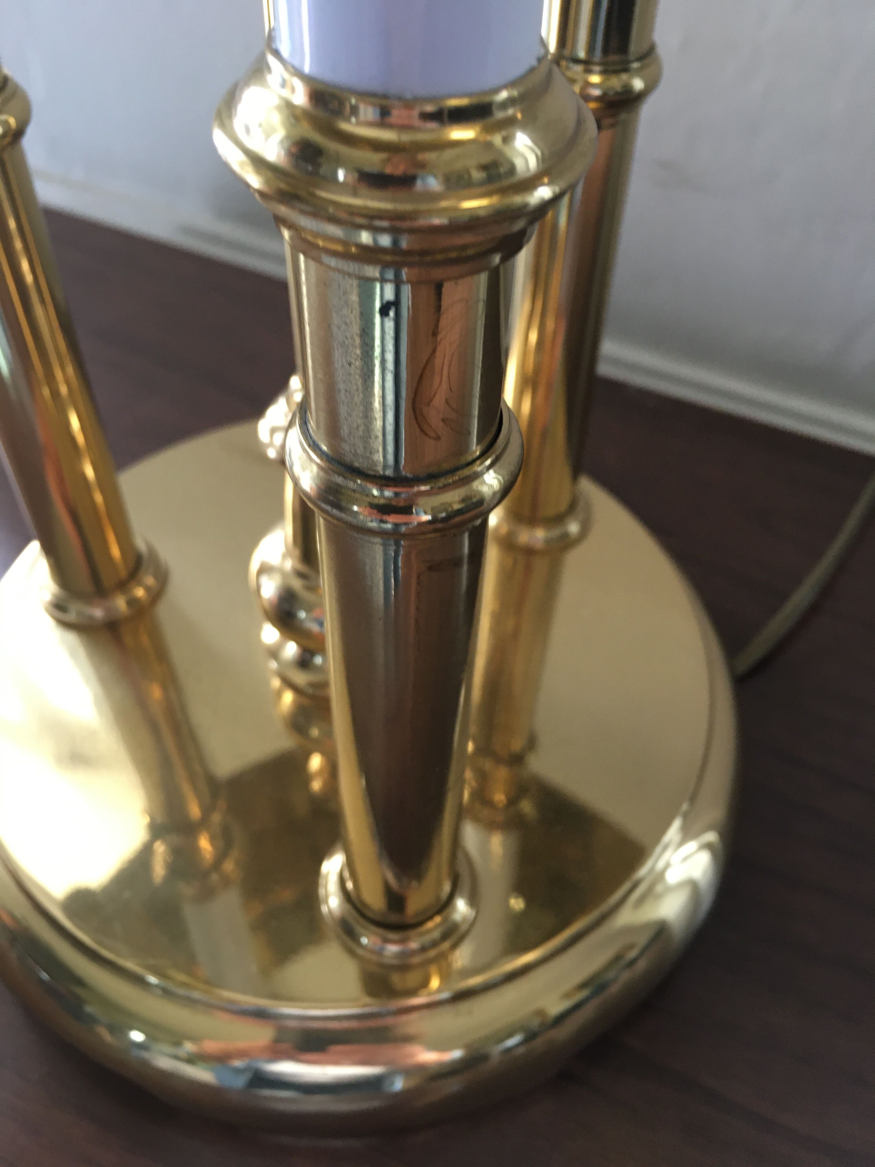 Golden bronze hot water lamp