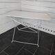 Old folding wrought iron garden table