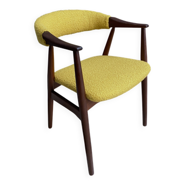 Thomas Harlev chair model 213 in yellow Boucle