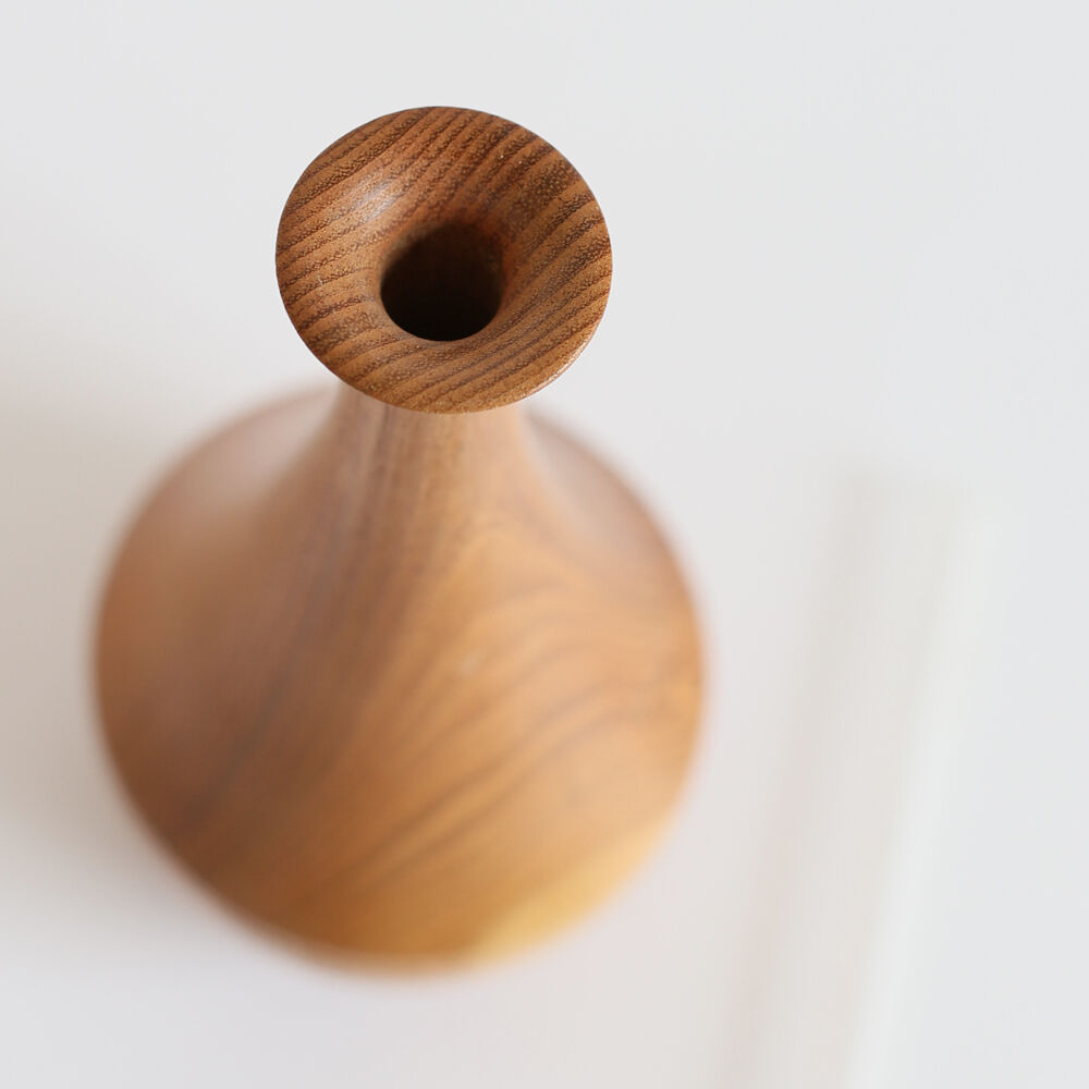 Wooden vase
