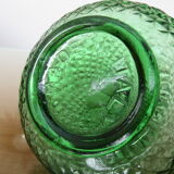 Carafe empoli made in italy diamond tip glass 60s 70s