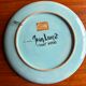 Display plate by Jean Lurçat in blue glazed ceramic