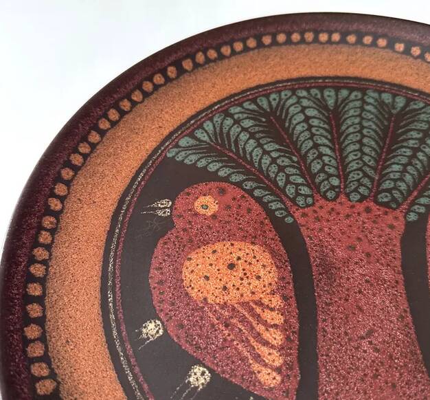 Vintage wall plates by KMK | hand-painted ceramics – cottage style