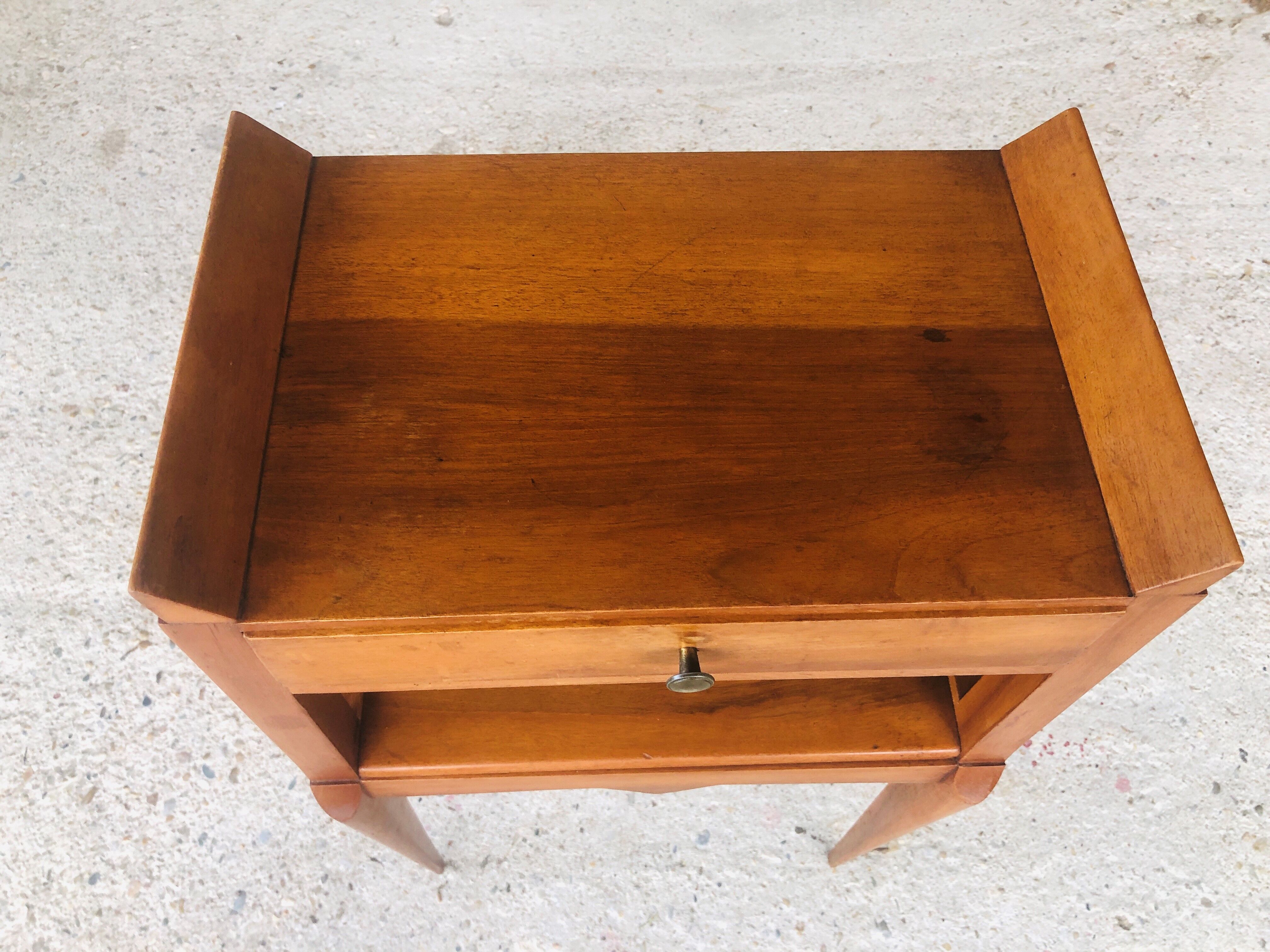 Pair of Italian bedsides, Art deco 50s