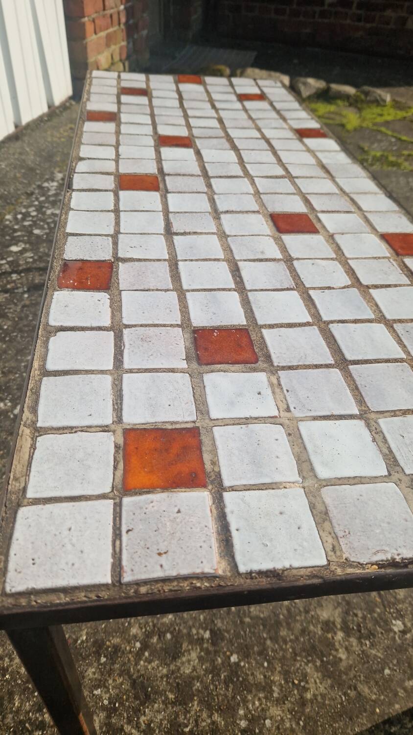 Mado Jolain, Ceramic tile coffee table 1960