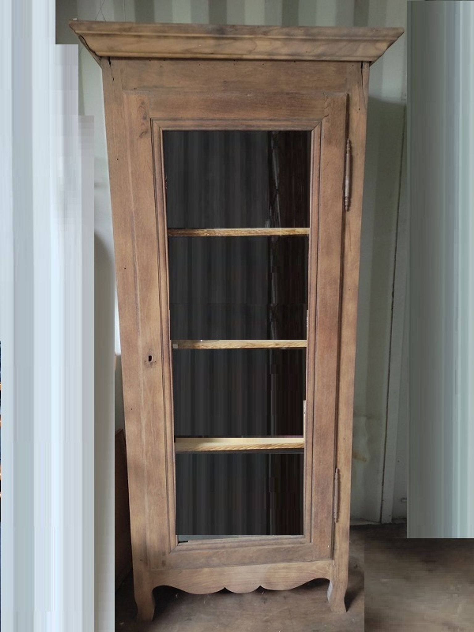 Wardrobe window glazed solid wood