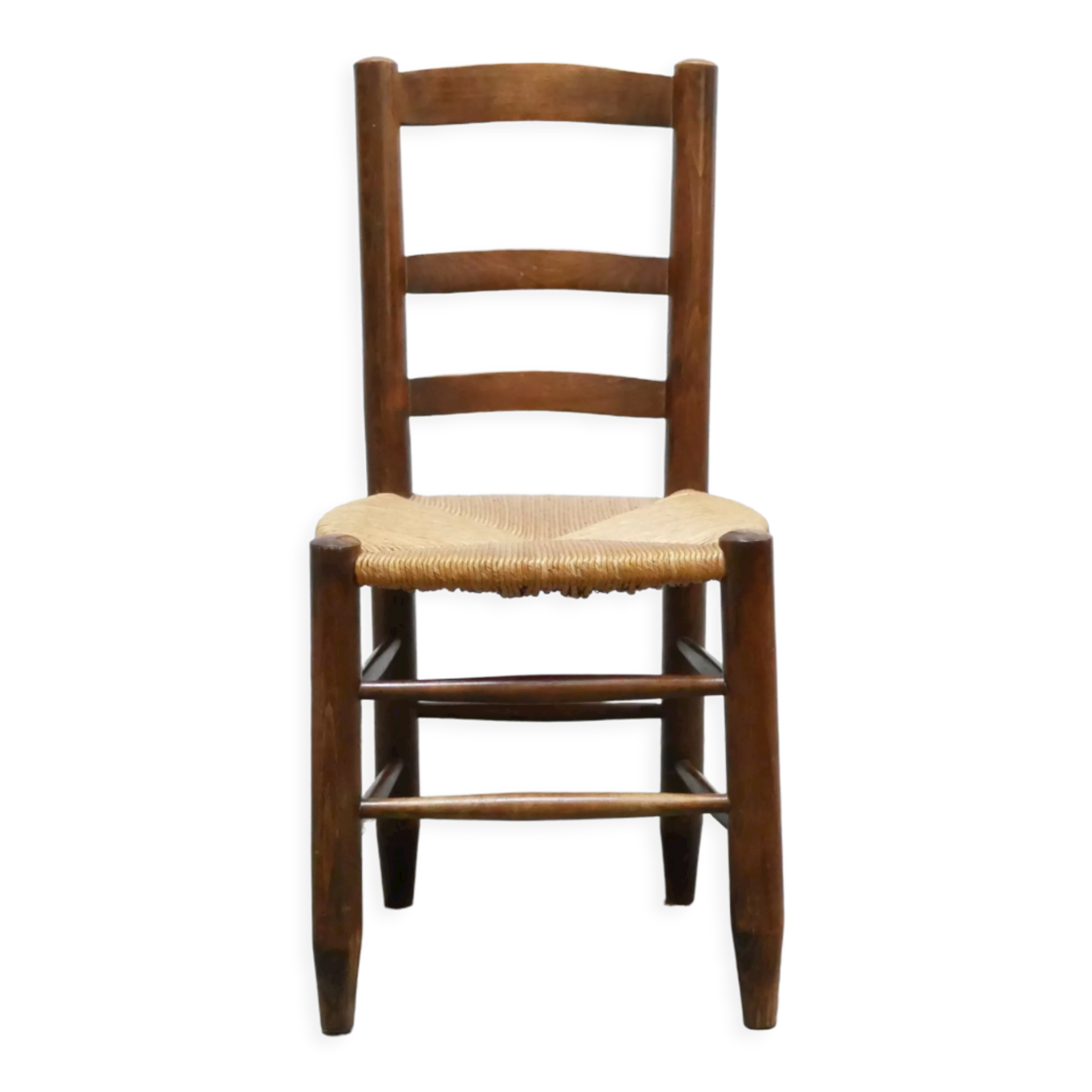 Antique mulched wooden country chair