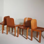 Dining Chairs Attributed to Afra and Tobia Scarpa for Molteni, Set of 4