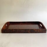 Wooden burl tray