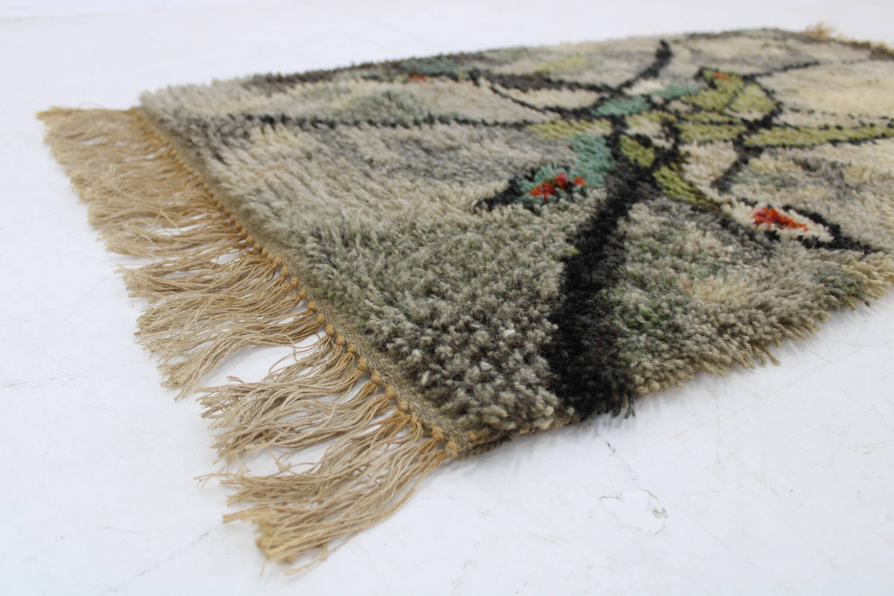 Petit tapis en laine danois des années 1970