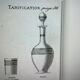 Carafe Baccarat gravure athénienne