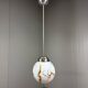 Art Deco stained glass hanging lamp 1930's