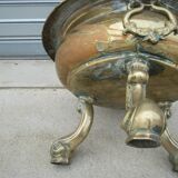 Copper and brass brazier