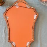 Miroir baroque en bois et patine or