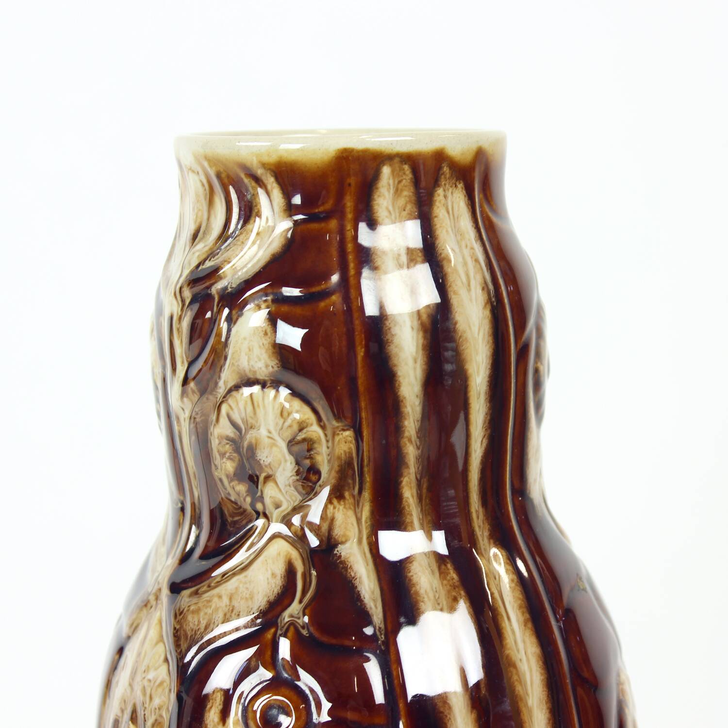 Mid Century Porcelain Trompe L’œil Vase, Czechoslovakia