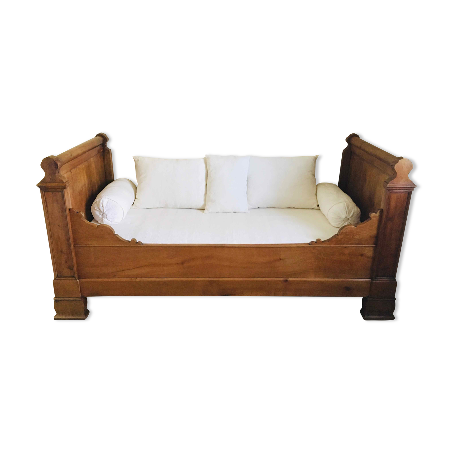 Solid cherry boat bed