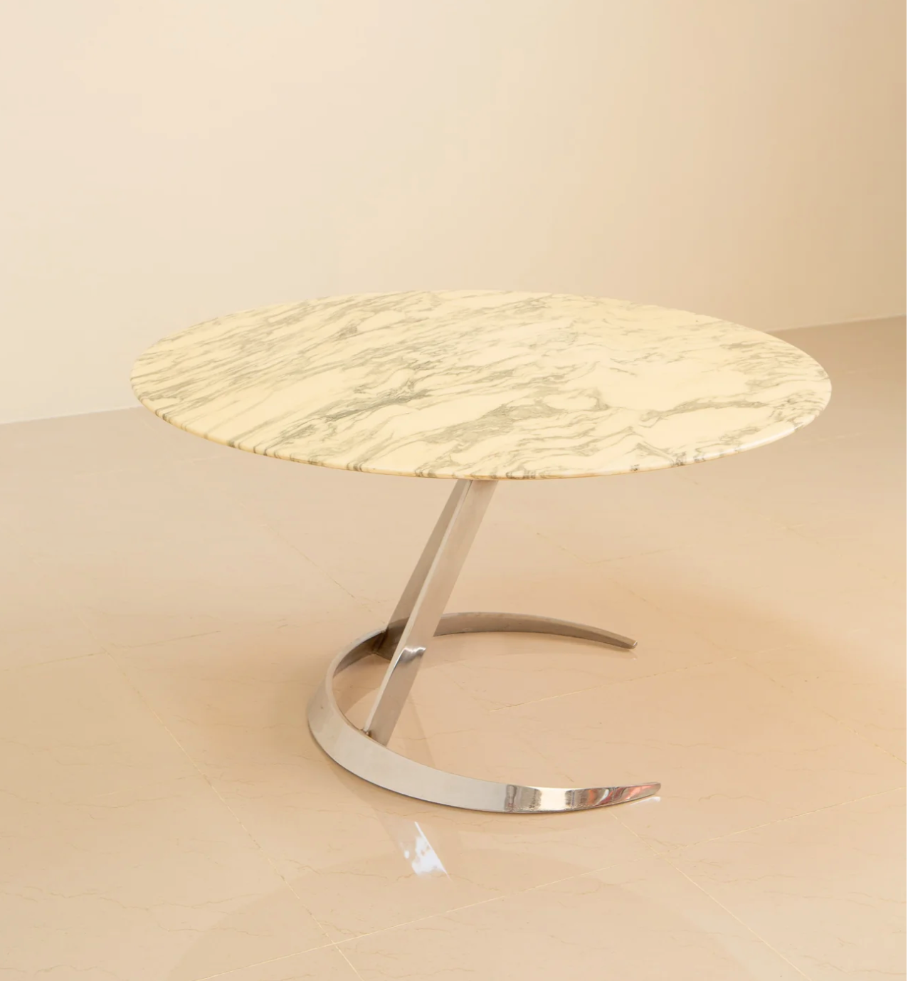 Vform design table produced by Euro International Steel Furniture