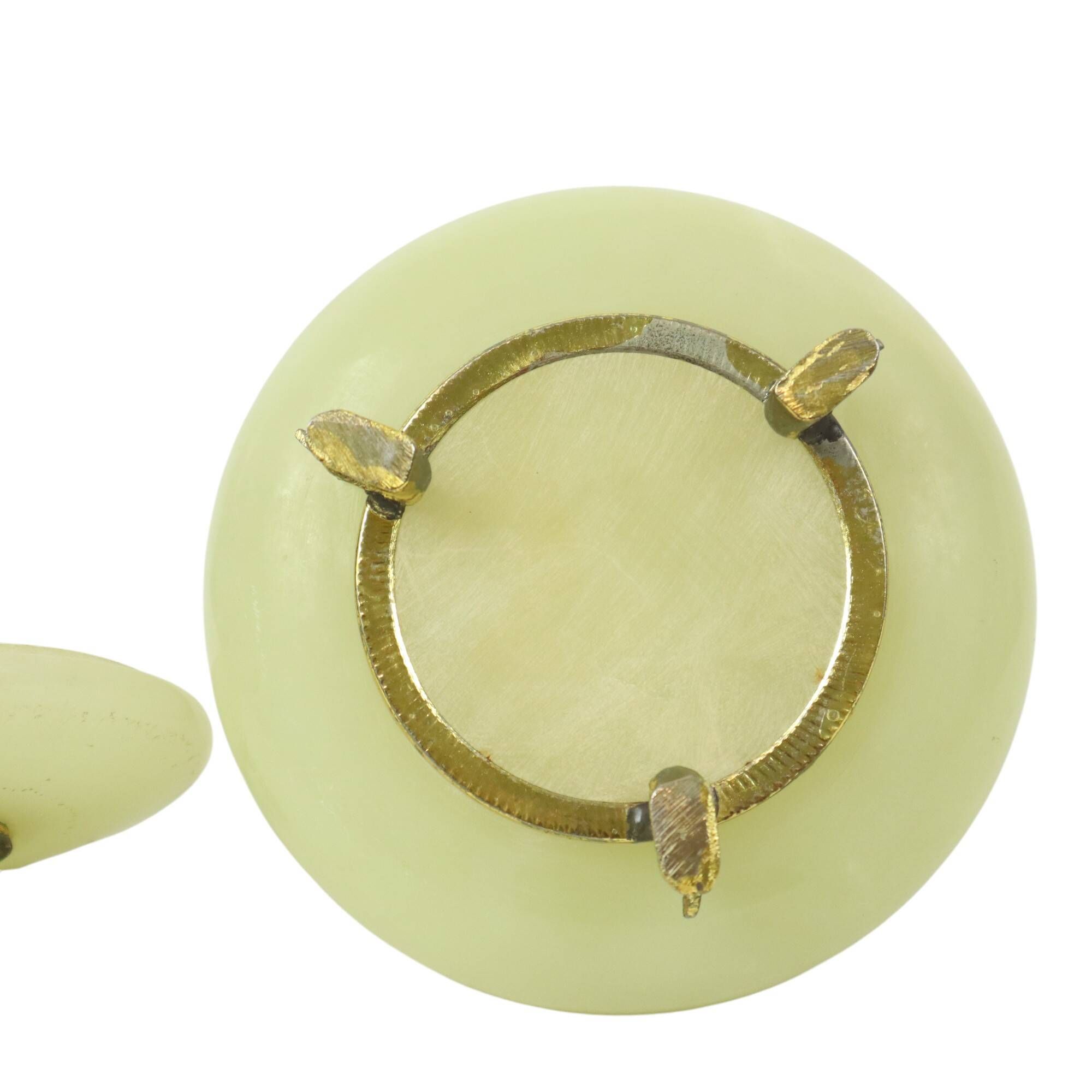 Vintage Jewelry Box Trinket Box Italian Alabaster Natural Stone