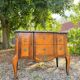 Commode en marqueterie d’époque transition fin du xviii eme siècle