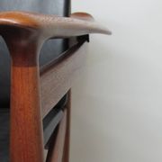Finn Juhl model 192 in Teak, leather for France & Daverkosen